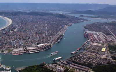 Brasil: Puerto de Santos bate récord de contenedores y supera los 2,4 millones de TEU