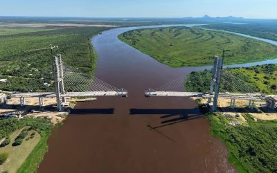 El Puente de la Bioceánica unirá físicamente a Paraguay y Brasil en los próximos días