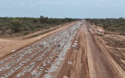 Ruta Bioceánica: el asfaltado del Chaco avanza hacia la frontera con Argentina